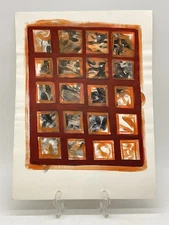 Vintage 1980's Neo-Expressionism Abstract Watercolor By Harlene Allen