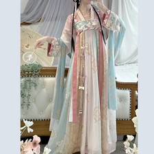 Women Chinese Traditional Hanfu Tang Princess Carnival Cosplay Han Element Lady