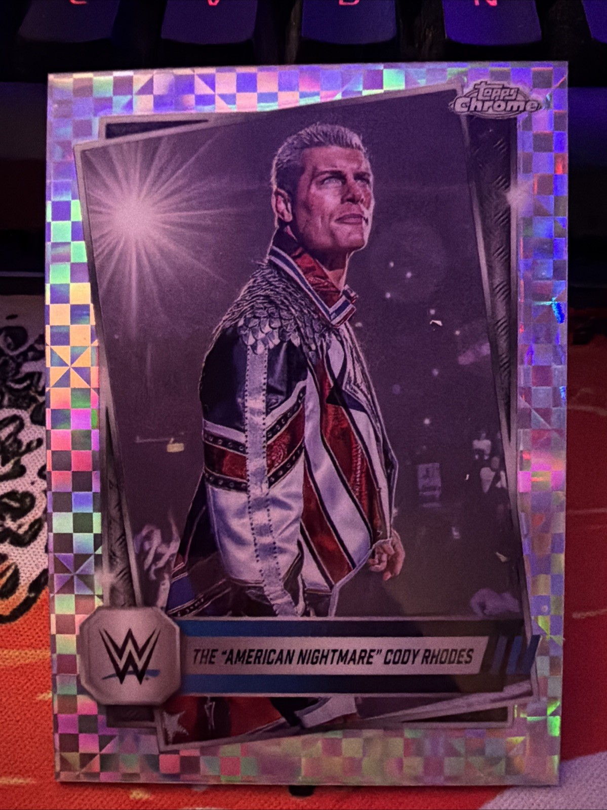 2025 Topps Chrome WWE - Cody Rhodes #1 X-Fractor