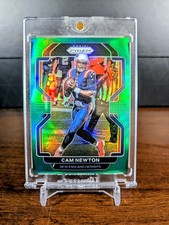 2021 Panini Prizm - Cam Newton - #96 TRUE GREEN PRIZM