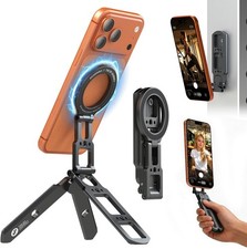 Metal Phone Tripod -Mounted For iPhone 16 15 14 13 Portable