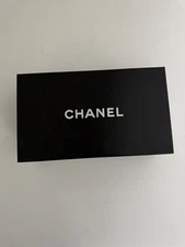 CHANEL Authentic EMPTY Black Shoe Box Storage Gift Box 11.25 x 6.5 x 3.5 inches