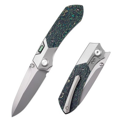 Remette RT Meteor Knife RTPT-C M390 Steel Blade Titanium Carbon Fiber