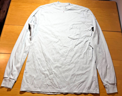 Bulwark FR Shirt Men XL Gray long Sleeve Crewneck Flame Fire Resistant Work