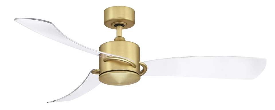 Fanimation SculptAire 52" LED Indoor Ceiling Fan in Brushed Satin Brass with - Image 2 of 2