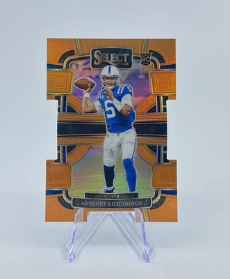 2023 Panini Select Anthony Richardson #43 (RC) Orange Prizm Die Cut /499