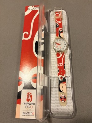 Swatch Beijing Olympic Games Limited Edition 2008 Red GE214
