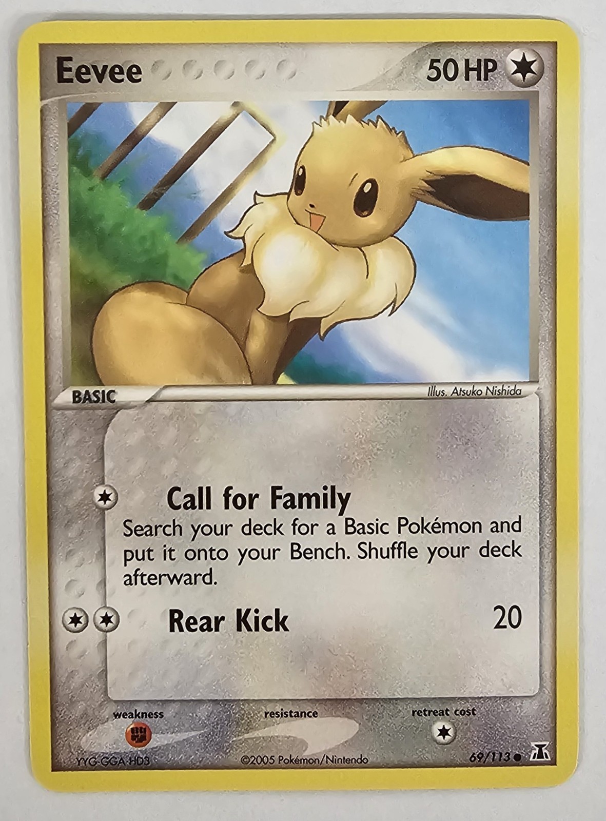 Pokemon Eevee 69/113 EX Delta Species NM Vintage WOTC Nintendo Rare Card