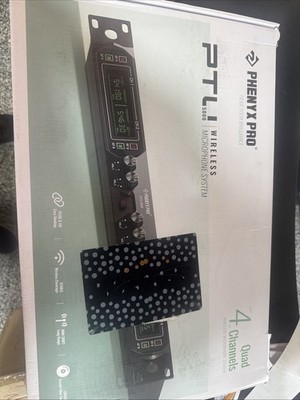 Microphone Singing Phenyx Pro PTU-5000A 4-Channel UHF Wireless Microphone System