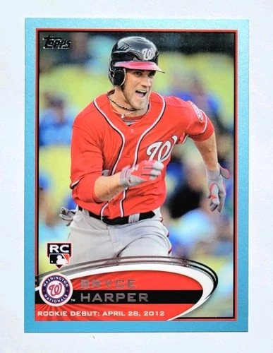 2012 Topps Update BRYCE HARPER Rc BLUE BORDER Rookie SP Parallel US183 HOT