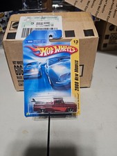 Hot Wheels Custom 62 Chevy Truck 2008 New Models Purple Wblack Surfboard 13196