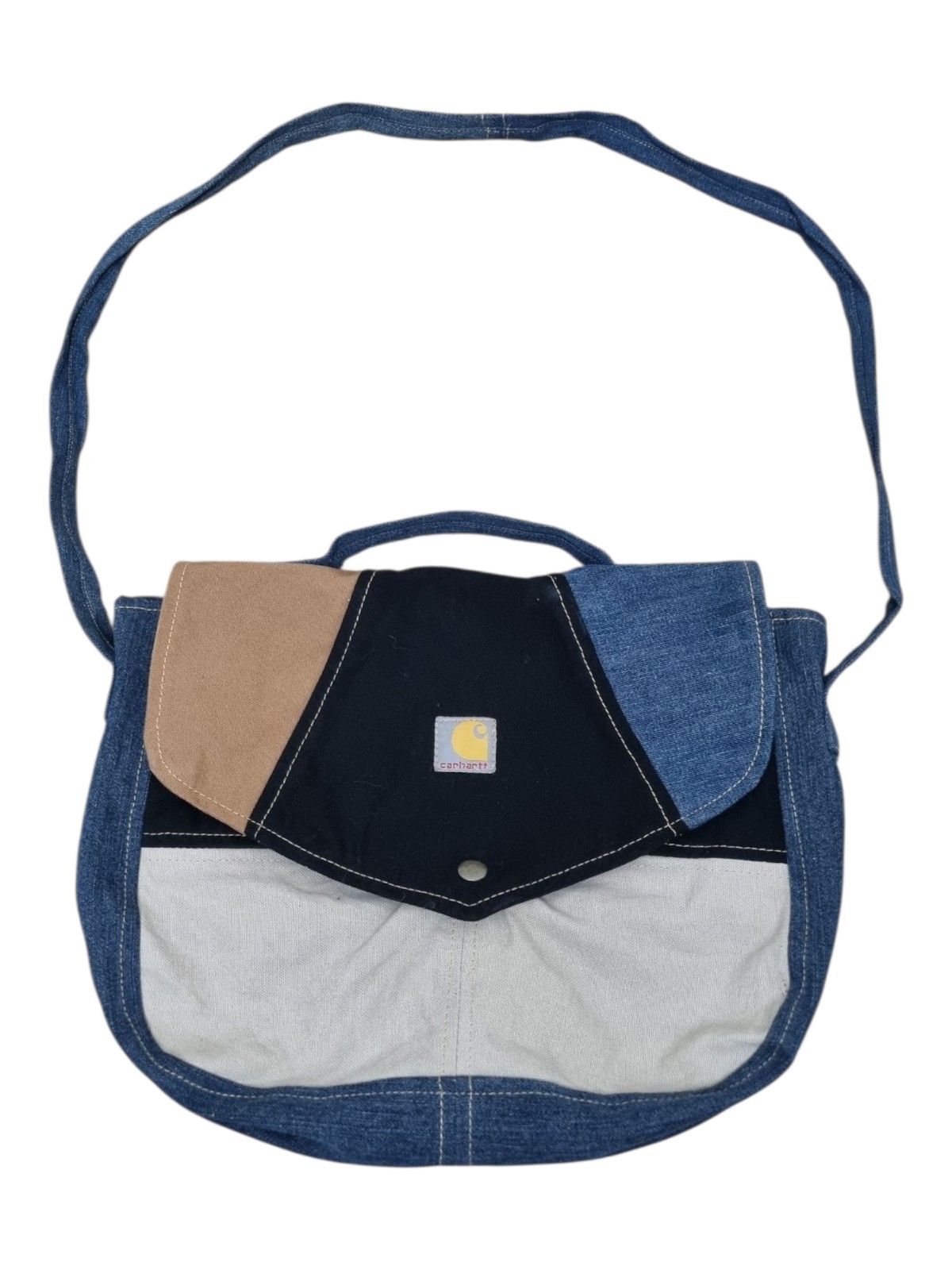 Handmade Upcycled Carhartt Patchwork Shoulder Bag… - image 1
