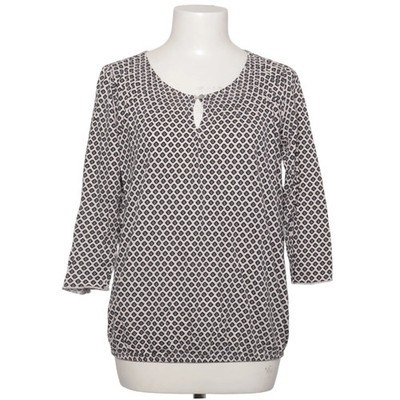 Marc O'Polo, Bluse, Größe: M, Weiß/Schwarz/Mehrfarbig, Print, Damen #ObP