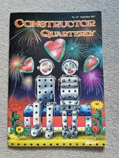 Revista Constructor Quarterly #117 septiembre 2017 Meccano Erector Meccanoman
