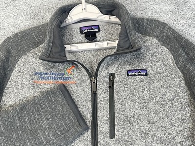 Patagonia Better Sweater 1/4 Zip Pullover Mens XL Nickel Forge Grey Fleece 25522