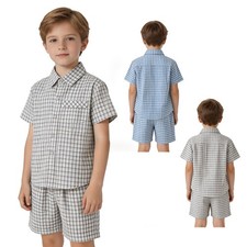 Boys Costume Holiday Set Outerwear Outfits Homewear Shorts Formal Casual Teens