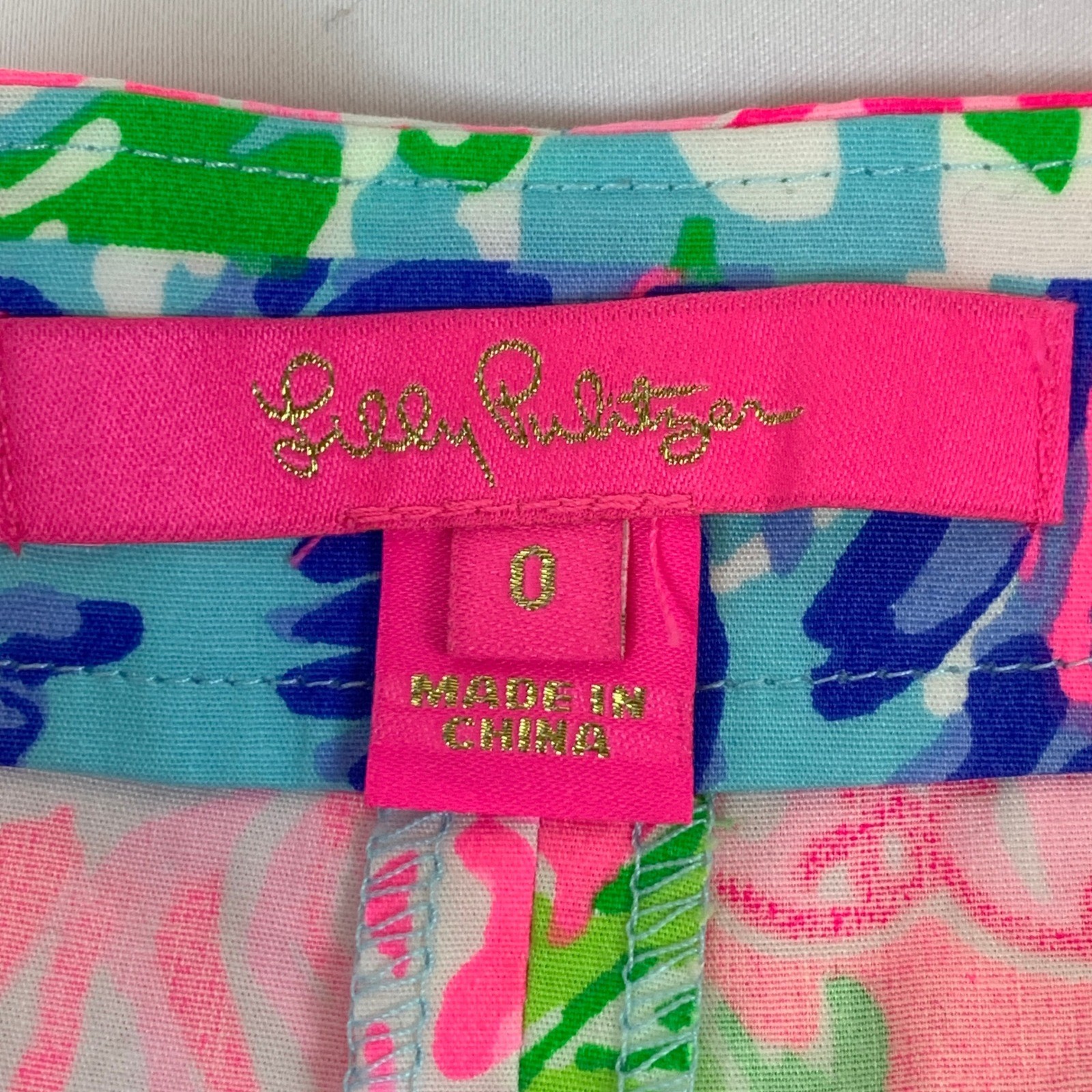 Lilly Pulitzer Patchwork Wrap Skort Multicolor Vi… - image 6