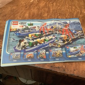 Lego 7991 City Recycle Truck Manuals Minifigure Partial Set With Booklet