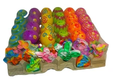 24 Printed Plastic Easter Eggs Empty Eggs Fillable Bulk And Key Chains