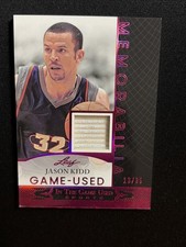 2024 Leaf In The Game Used Sports Basketball Jersey GUM-23 Jason Kidd /35