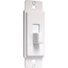 TayMac AD70W Paintable Toggle Switch Cover-Up Adapter Plate, White