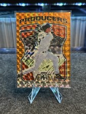 2021 Panini Mosaic Producers Cal Ripken #P8 Fluorescent Orange Mosaic Prizm /99