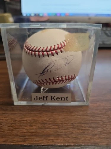 AUTOGRAPHED BASEBALL JEFF KENT SAN FRANCISCO GIANTS HOUSTON ASTROS