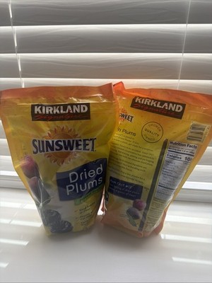 2 Packs Kirkland Signature Sunsweet Dried Plums