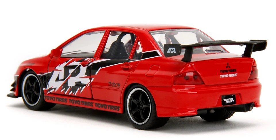 JADA TOYS, MITSUBISHI Lancer Evolution IX Rosso VELOCE E FURIOSO, 1/32,  JAD3... - Immagine 3 di 4