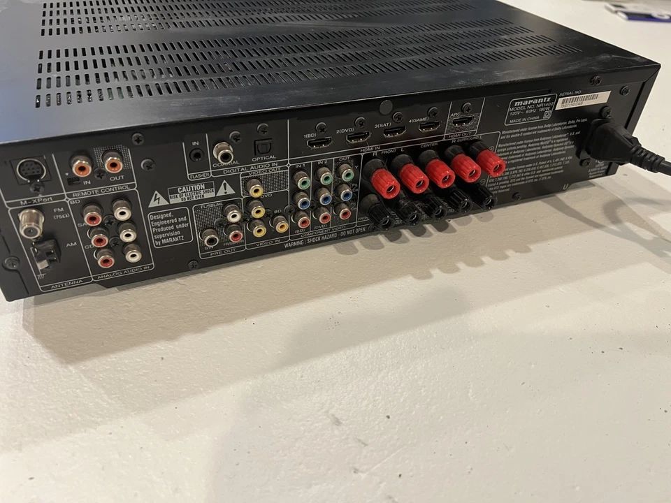 Marantz NR1402 5.1 Slimline Low Profile Surround Stereo Receiver Tested Works - Image 3 of 4