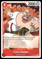 Curly.Dadan OP13-009 Carrying On His Will One Piece TCG NM