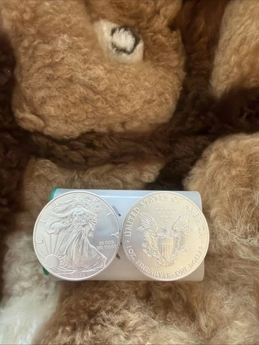 1 Roll of 2021 Type 1 (20) Silver American Eagles (Brilliant Uncirculated)