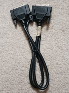 DB25 Male to DB25 Female Double-Shielded Cable Black-3 ft