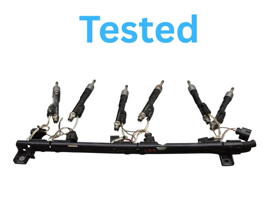 14-18 BMW X5 X6 motor a gasolina injetor de combustível conjunto de 6 1407211806 fabricante de equipamento original - Imagem 3 de 4