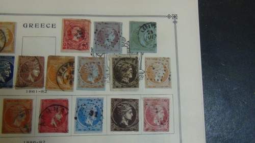 Stampsweis Greece collection on various page est 870 or so stamps - Picture 2 of 24