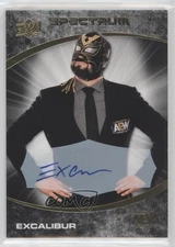 2021 Upper Deck AEW Spectrum Dark Auto /25 Excalibur #31 Rookie Auto RC