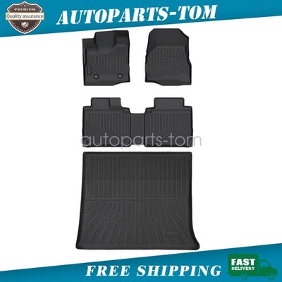 For 2010-2017 Chevy Equinox GMC Terrain 4DR TPE Floor Mats & Trunk Cargo Liners