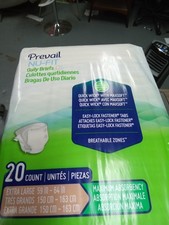 2 PKG Prevail NU-FIT Maximum Absorbency Daily Briefs XL 59X64" 775 Dt