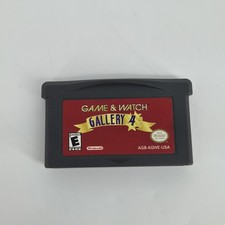 Game & Watch Gallery 4 (Nintendo Game Boy Advance, 2002) Cartridge Only 