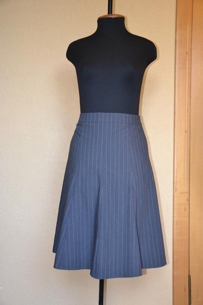 Women Betty Barclay Skirt Grey Wool 36 / S / 44