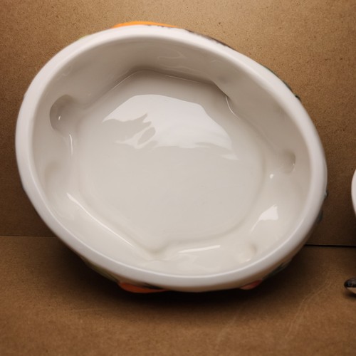 Fitz And Floyd Essentials Spotted Rabbit Handcrafted Trinket Candy Dish W Lid - Picture 8 of 11