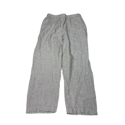 Quince 100% European Linen Pants Oatmeal Heather Wide Leg JDAVN01 Mens M W30 L26