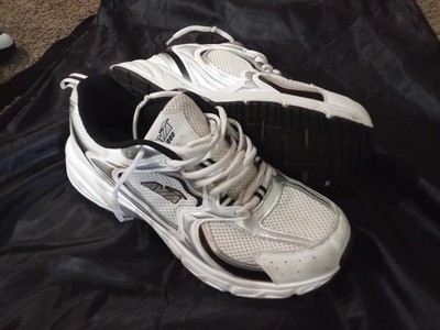 Avia MNAV43GX002 White Black Silver Men's Low Top Athletic Sneakers