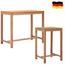 Outdoor Bartisch Küchentisch Stehtisch Beistelltisch Massivholz Teak Tische