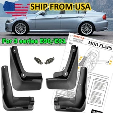 4x Mud Flaps Splash Guards for BMW E90 /E91 320i 325i 328i 335i xDrive 2008-2012