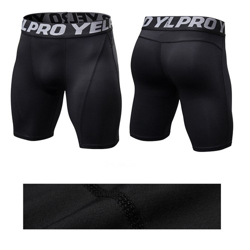 YEL Mens Compression Shorts Spandex Athletic Workout Running Baselayer Underwear - Bild 15 von 32