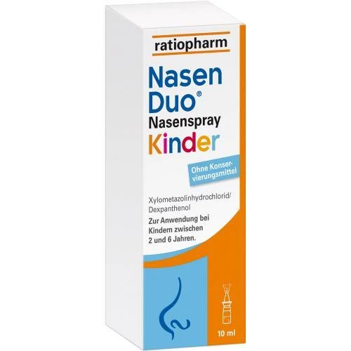 RATIOPHARM GMBH 3x NASENDUO Nasenspray Kinder 10 ml PZN: 12521566