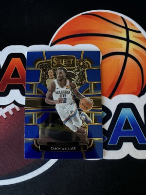 2023-24 Panini Select #88 Cason Wallace Concourse RC Oklahoma City Thunder