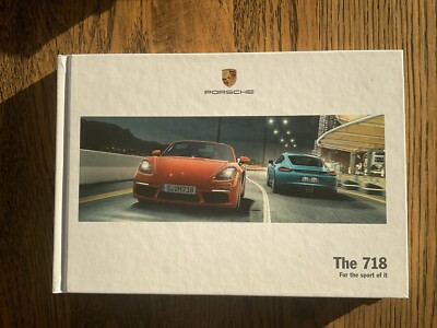 2017 PORSCHE 718 BOXSTER CAYMAN S BROCHURE BOOK