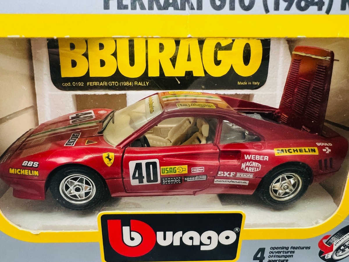 ブラーゴ　burago Ferrari GTO ミニカー 赤 Burago 1/18 Scale Diecast 3011 - 1962 Ferrari 250 GTO - Red